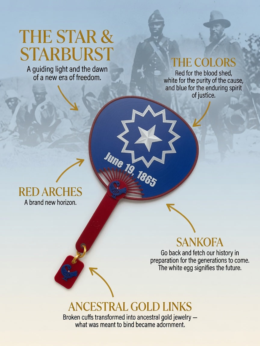 Juneteenth Commemorative Fan – Ultra Breeze Edition